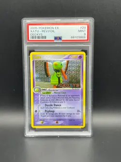 Pokemon PSA 9 MINT Xatu 29/107 EX Deoxys Reverse Holofoil 2005 S#3866 - Image 1