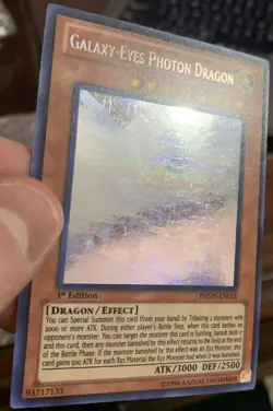 Galaxy-Eyes Photon Dragon Ghost 1st Edition PHSW-EN011 - NM - STAMP MISPRINT - Image 3