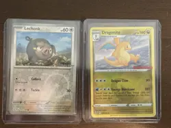 Pokemon Center Exclusive Preorder Lechonk Promo Card + Dragonite GameStop Promo - Image 1