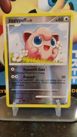 JIGGLYPUFF Great Encounters POKEMON Reverse Holo 2008 Trading Card 72/106 - Image 1