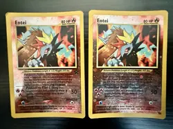 2 Entei - 34 - Pokemon Wizards Black Star Promo Card NM - Image 1