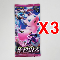 8(3+3+2) PACKS Eevee Heroes+Fusion Strike Arts Pokemon Cards SWSH Sealed KOREAN - Image 3