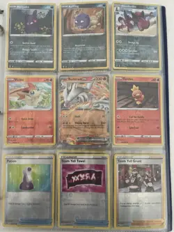Pokemon EX And Holo Rare Binder sleeve Lot Of 54 Sleeved Cards - Image 1