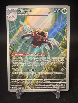 Pokemon TCG Ninjask 137/132 2025 Mega Evolution Illustration Rare Card - NM - Image 1