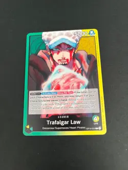 One Piece OP10-022 Trafalgar Law Leader Trading Card TCG One Piece - Image 1