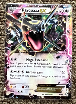RAYQUAZA EX XY69 HOLO PROMO BLACK STAR POKEMON CARD NM - Image 1