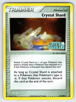 Crystal Shard 76/100 2006 EX Crystal Guardians Pokemon Card Reverse Holo - Mp/Hp - Image 1
