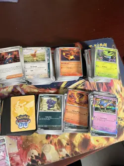 Lot Of 700+ Pokemon Cards from Phantasmal Flames, SIR, Holo, Reverse Holo, Bulk - Image 2