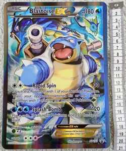 Pokemon TCG - JUMBO Blastoise EX Card Black Star Promo XY122 - NM - Image 5