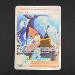 Pokemon TCG Card Dendra 266/193 Paldea Evolved Special Illustration Rare - NM - Image 1
