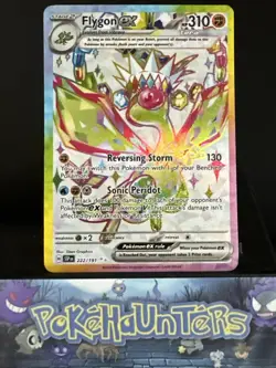 Pokemon Card Flygon ex 222/191 Surging Sparks Full Art Ultra Rare Holo Near Mint - Image 1