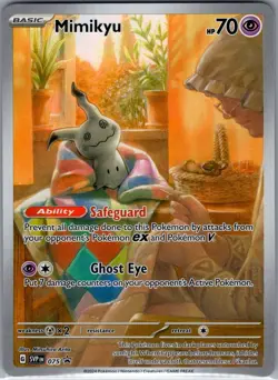 Mimikyu SVP 075 SV: Scarlet & Violet Promo Cards - Pokemon Card - NM - Image 1