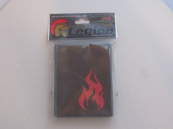 50 LEGION SUPPLIES Fire DECK PROTECTOR CARD SLEEVES Pokemon mtg - Image 1