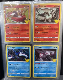 pokemon celebrations master set (except gold mew) plus 14 promo cards - Image 1