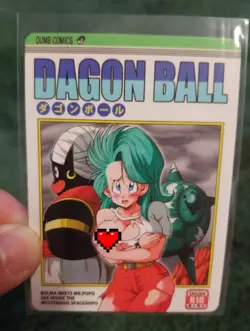BULMA DRAGON BALL Z WAIFU ANIME CARD #2 - Image 1