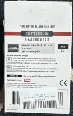 Final Fantasy XIII Starter Set 2018 Square Enix New Sealed Tcg With Extra Cards! - Image 4