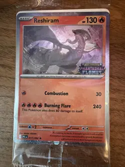 Phantasmal Flames Reshiram 017/094 + Genesect 008/094 Promo Cards Sealed NM - Image 3