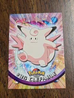 Clefable #36 Topps Green Label Non Foil Pokemon Card LP - Image 1