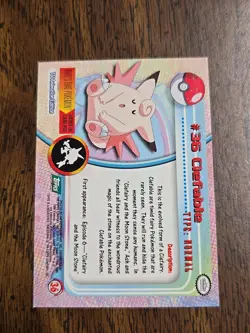 Clefable #36 Topps Green Label Non Foil Pokemon Card LP - Image 2