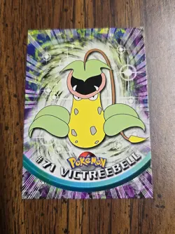 Victreebel Green Logo Topps Pokemon Card LP TV Animation Series - Image 1