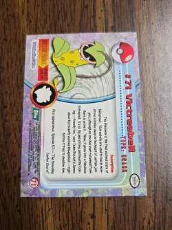 Victreebel Green Logo Topps Pokemon Card LP TV Animation Series - Image 2