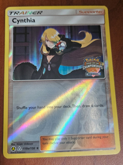 Cynthia - (Regional Championships) 119A/156 League & Championship Cards Reverse - Image 1