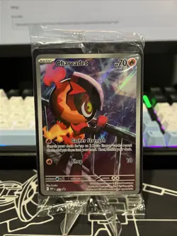Charcadet 22 Black Star Promo Phantasmal Flames Sealed Pack Pokemon Card - Image 1