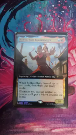 Sokka, Bold Boomeranger (Extended Art) Media Promos Foil - Image 1