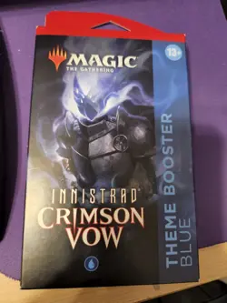 Magic The Gathering Innistrad Crimson Vow Theme Booster Blue Brand New - Image 1
