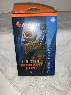 Innistrad Midnight Hunt Theme Booster BLUE NEW- MTG Magic the Gathering - Image 1