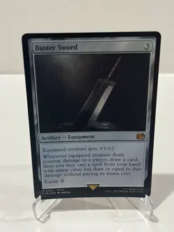 NM Foil Final Fantasy Buster Sword Magic MTG FIN M 0255 - Image 1