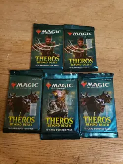 5 Packs MTG Theros Beyond Death Booster Pack - Image 1