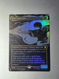 MTG Avatar The Last Airbender Fire Lord Zuko Borderless Foil 0315 - Image 1
