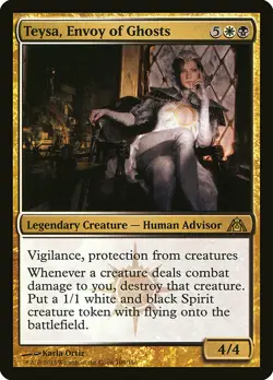 1x Teysa, Envoy of Ghosts - NM English MTG - Dragon's Maze - Image 1