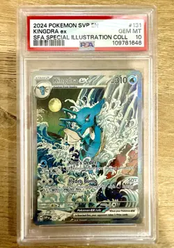 Kingdra EX 131 Shrouded Fable Pokemon Special Illustration Promo PSA 10 Gem Mint - Image 1