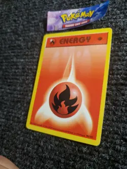 Pokemon - Fire Energy 98/102 - 1st Edition Shadowless Base Set NM - Image 2