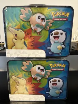 LOT OF 2 Pokemon TCG Arceus Collector Chest Lunchbox Tin Spring 2022 sealed - Image 2