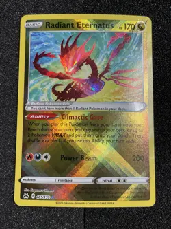 Pokemon Radiant Eternatus 105/159 Crown Zenith Ultra Rare Holo NM - Image 1