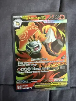 Mega Camerupt ex Ultra Rare - 156/132 - ME01: Mega Evolution (MEG) Pokemon TCG N - Image 1