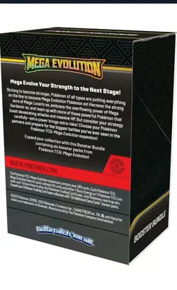 Pokemon Mega Evolutions Booster Bundle 6 Pack Sealed New Packs tcg rare box - Image 2