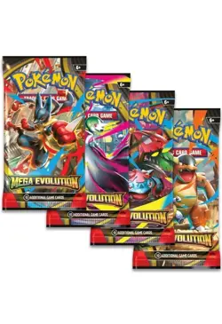 Pokemon Mega Evolutions Booster Bundle 6 Pack Sealed New Packs tcg rare box - Image 3