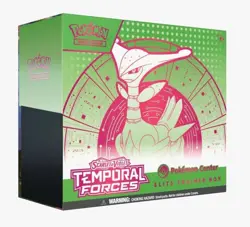Pokemon Center Exclusive Temporal Forces Elite Trainer Box Iron Leaves ETB NEW - Image 1
