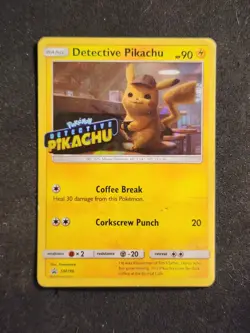 Pokemon TCG - Detective Pikachu (Stamped) SM190 - Sun & Moon Promos - Holofoil - Image 1