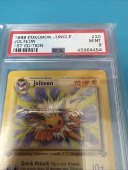 Pokemon 1999 Jungle 1st Edition Jolteon Non Holo 20/64 PSA 9 - Image 2