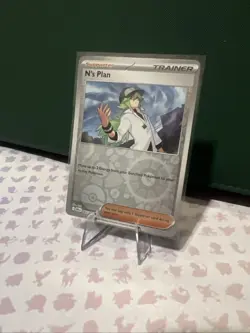 N's Plan Reverse Holo 083/086 Black Bolt White Flare Pokemon TCG NM - Image 2