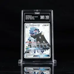 TAG GEM MINT 10 Decidueye GX SV47 Hidden Fates Shiny Vault Pokemon (#1 Overall) - Image 1