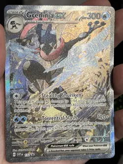 Greninja ex 132 Scarlet & Violet Black Star Promo Pokemon TCG Holo 🔥 📈 - Image 2