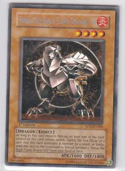 JP) Yugioh - Konami - Yu-Gi-Uh! - Horus the Black Flame Dragon LV4 - SOD-EN006 - Image 1