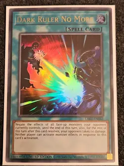 Near Mint x 1 Dark Ruler No More - LART-EN063 - Ultra Rare - Limited Edition LP - Image 1