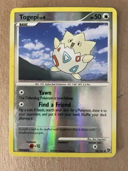 Togepi 88/106 Reverse Holo Diamond & Pearl Great Encounters Pokemon Card 2008 NM - Image 1